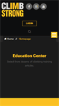 Mobile Screenshot of climbstrong.com